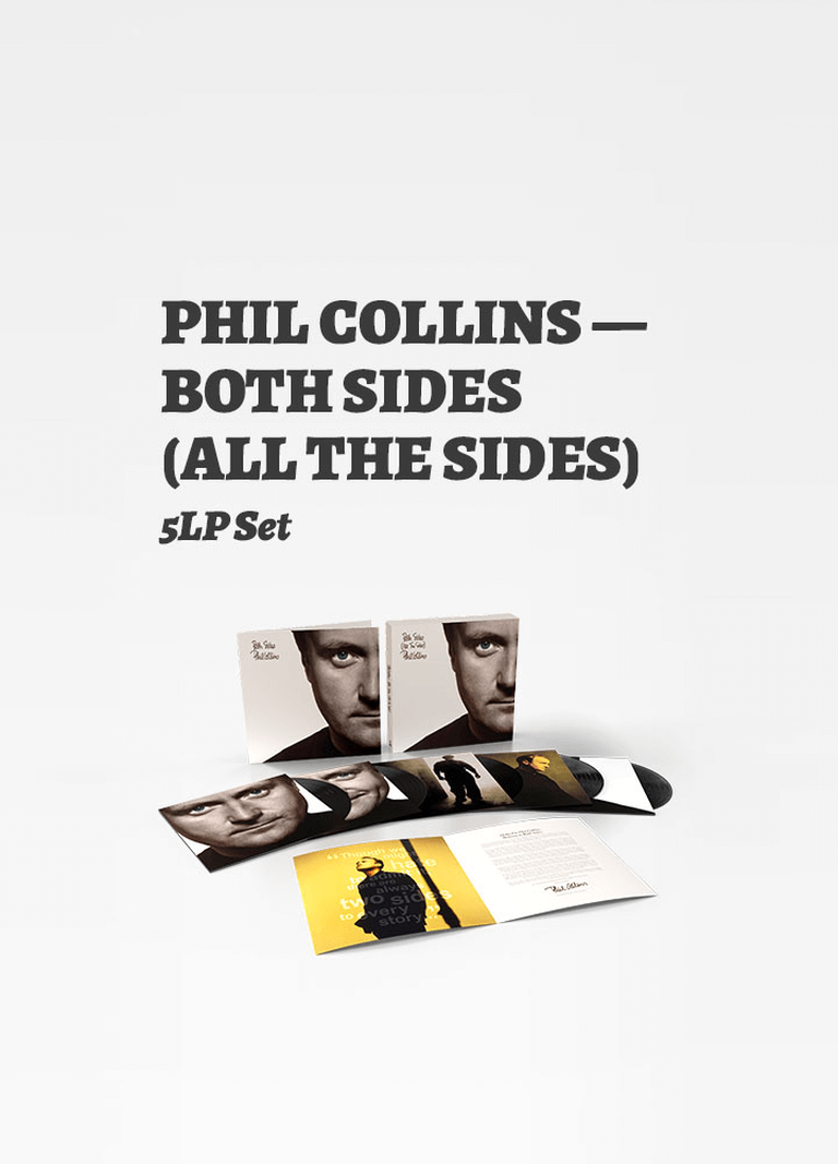 Phil Collins - Both Sides (All The Sides) | 5LP set featuring the remastered original album at half-speed, early demos & rarities
