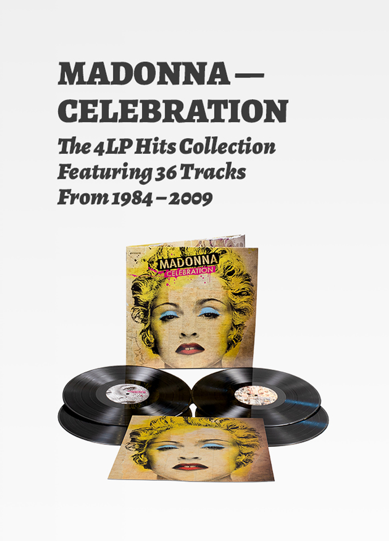 Madonna - Celebration | The 4LP Hits Collection with Exclusive Embossed Litho While Supplies Last