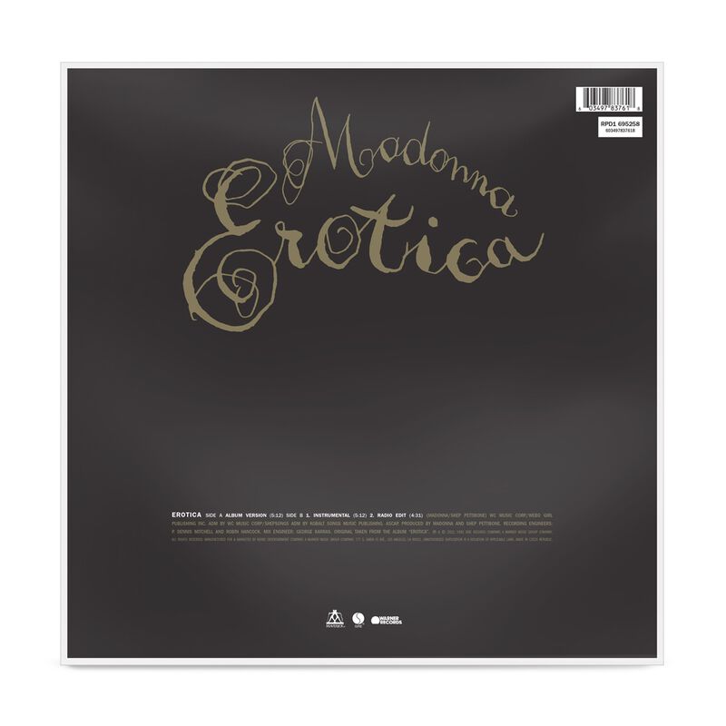 Erotica (30th Anniversary Picture Disc)