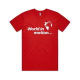 World in Motion  Red T-Shirt