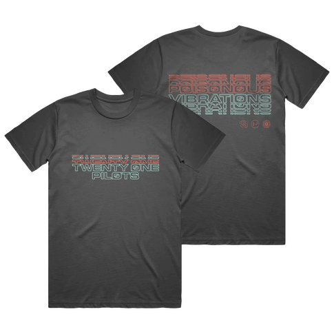 Poisonous Vibes Hollow T-Shirt Black