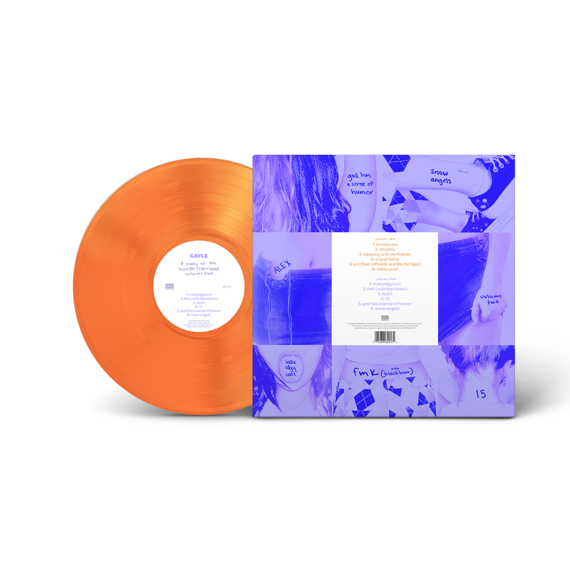 a study of the human experience volume one and two (1LP Tangerine)