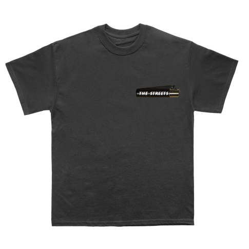 Lighter Pocket Print Black T-Shirt
