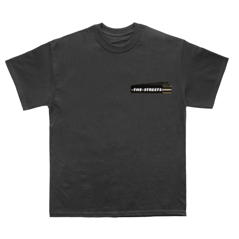 Lighter Pocket Print Black T-Shirt
